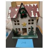 Faux Gingerbread look house.