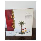 Palm Tree Dessert Server. New in Box.