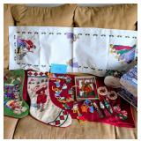 Colorful Christmas Variety featuring some Handmade