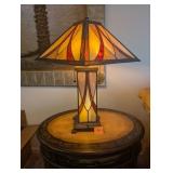 Beautiful Glass and metal Tiffany style Flat panel