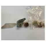 SMOKEY QUARTYZ CRYSTAL & SILINITE CYRSTAL, OTHER