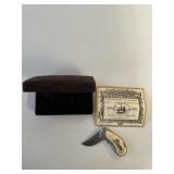 KA-BAR SCRIMSHAW KNIFE