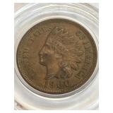 1900 INDIAN CENT - 4 DIAMONDS SHARP
