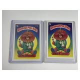 2-1986 Garbage Pail Kids Cards