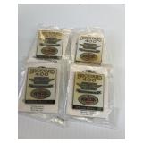4-VINTAGE 1995 BRICKYARD 400/PENNZOIL PINS NOS