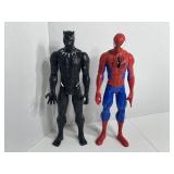 2 Large Action Figures Spidermand/BP
