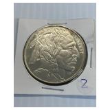 1 ounce silverBuffalo nickel round
