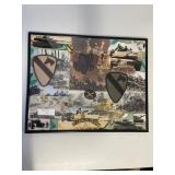 FRAMED US ARMY MILITARY PATCHES (#2)
