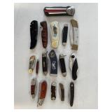 POCKET KNIVES, LOT OF 17