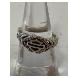 SILVER HARLEY DAVIDSON RING, MARKED 925