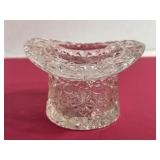 Clear Glass Top Hat Candy DIsh
