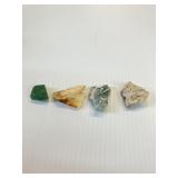 AMAZONITE (PIKES PEAK), OPALIZED WOOD(CO),