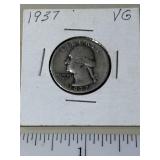 1937 Quarter US