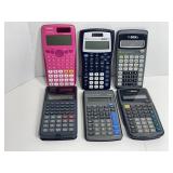 6 Calculators Texas Instrument
