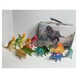 Metal Dino Lunch Box with Dino Toys