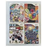 WII GAMES, LOT OF 4