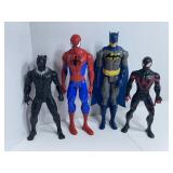 4-Large Super Hero Action Figures