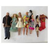 BAG OF DOLLS: BONNIE BRECK, KEN DOLL W/ CLOTHES &