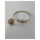 AVONE RING AND MATCHING BRACELET