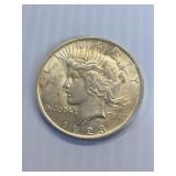 1923 Peace silver dollar nice