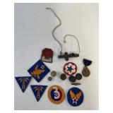 VARIOUS MILITARY ITEMS, LOT OF 15