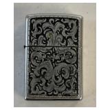 ZIPPO LIGHTER MARLBORO SILVER STORMING