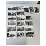 VINTAGE WWII POST CARDS, LOT OF 19