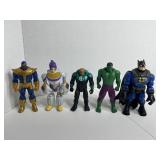 5 Super Hero Figures