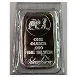 Prospector 1 ounce silver bar