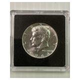 1964 BU Silver Kennedy Half Dollar in Protective