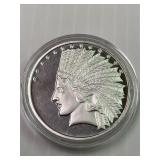 Indian Proof Like 1oz Silver Round