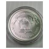 Life Liberty & Happiness 1oz Silver Round
