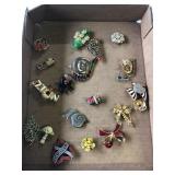 Box Lot of Vintage Pins