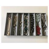 Tray Lot of Costume Jewlery.