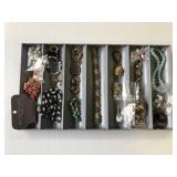 Tray Lot of Vintage Jewelry