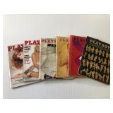 6 Vintage Playboy Magazines