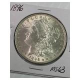 1896 Morgan Dollar MS63