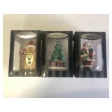 3 Christmas Ornaments in Box