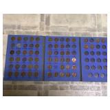 Lincoln Head Cent Book-Starting 1941-some coins