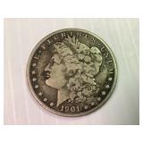 Morgan Silver Dollar 1901-s