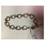925 Heart Bracelet