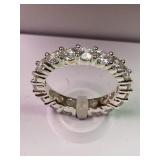 Cubic Zirconia Size 7 Ring NIB - presentation bx