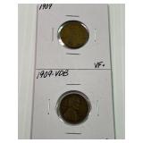 1909 UDB, 1909 Wheats VF+