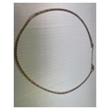 Silver Necklace- Stiff Twist- 925 Italy - Milor