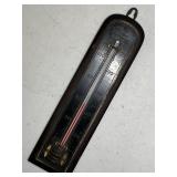 Vintage Tycos Wall Thermometer Mahogany Wood
