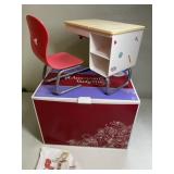 American Girl Doll Truly Me Flip Top Desk