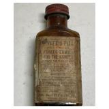 Antique Prescription Pill Bottle Dewitt Co Chicago