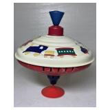Vintage West Germany Tin Toy Top Spinner