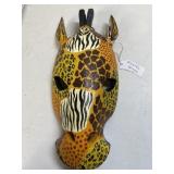 Giraffe Mask/ Wall Hanger - made in Kenya - hand