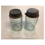 2 Pint Size 1858 Mason Zinc lids